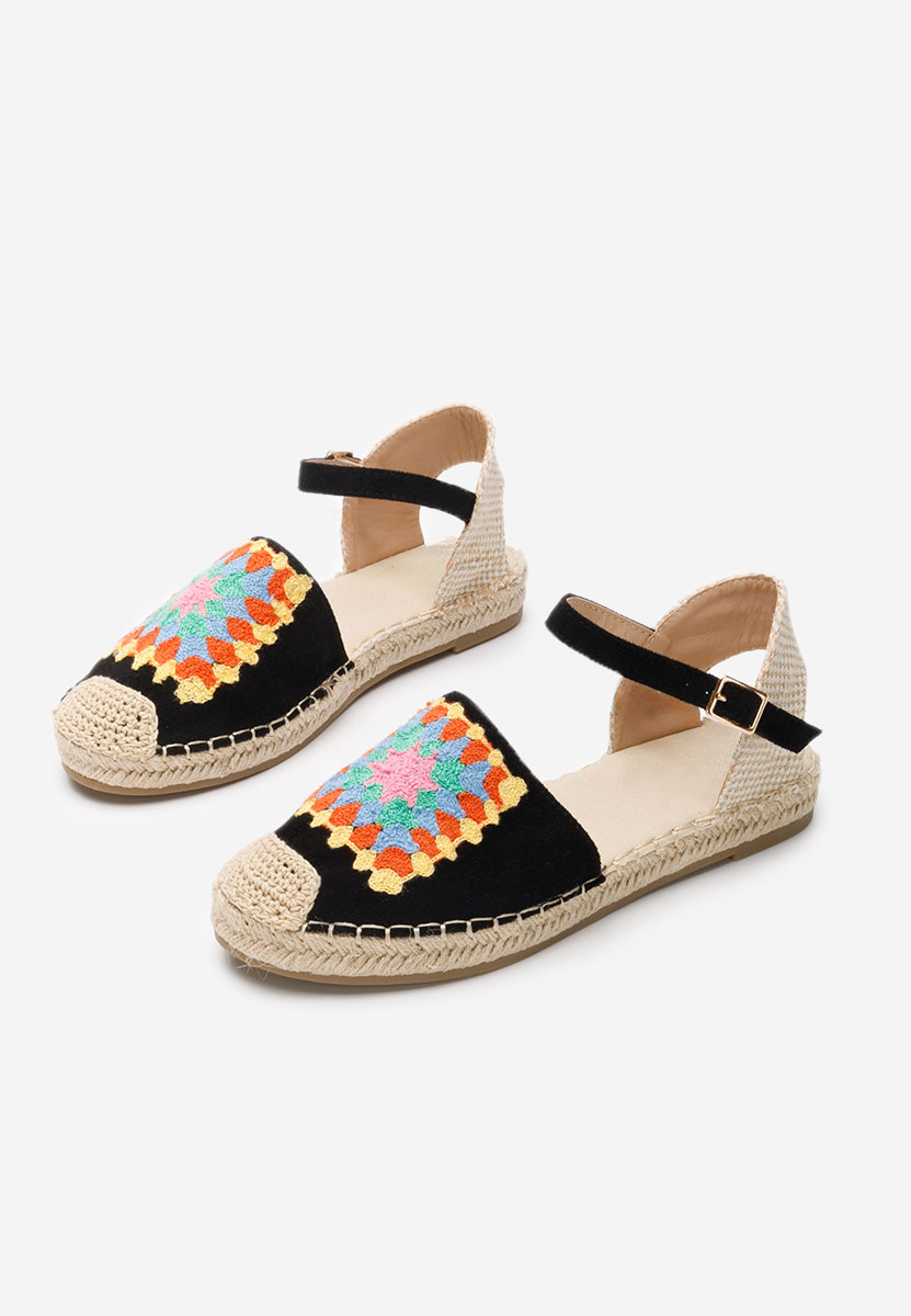 Czarne espadryle damskie Graciella