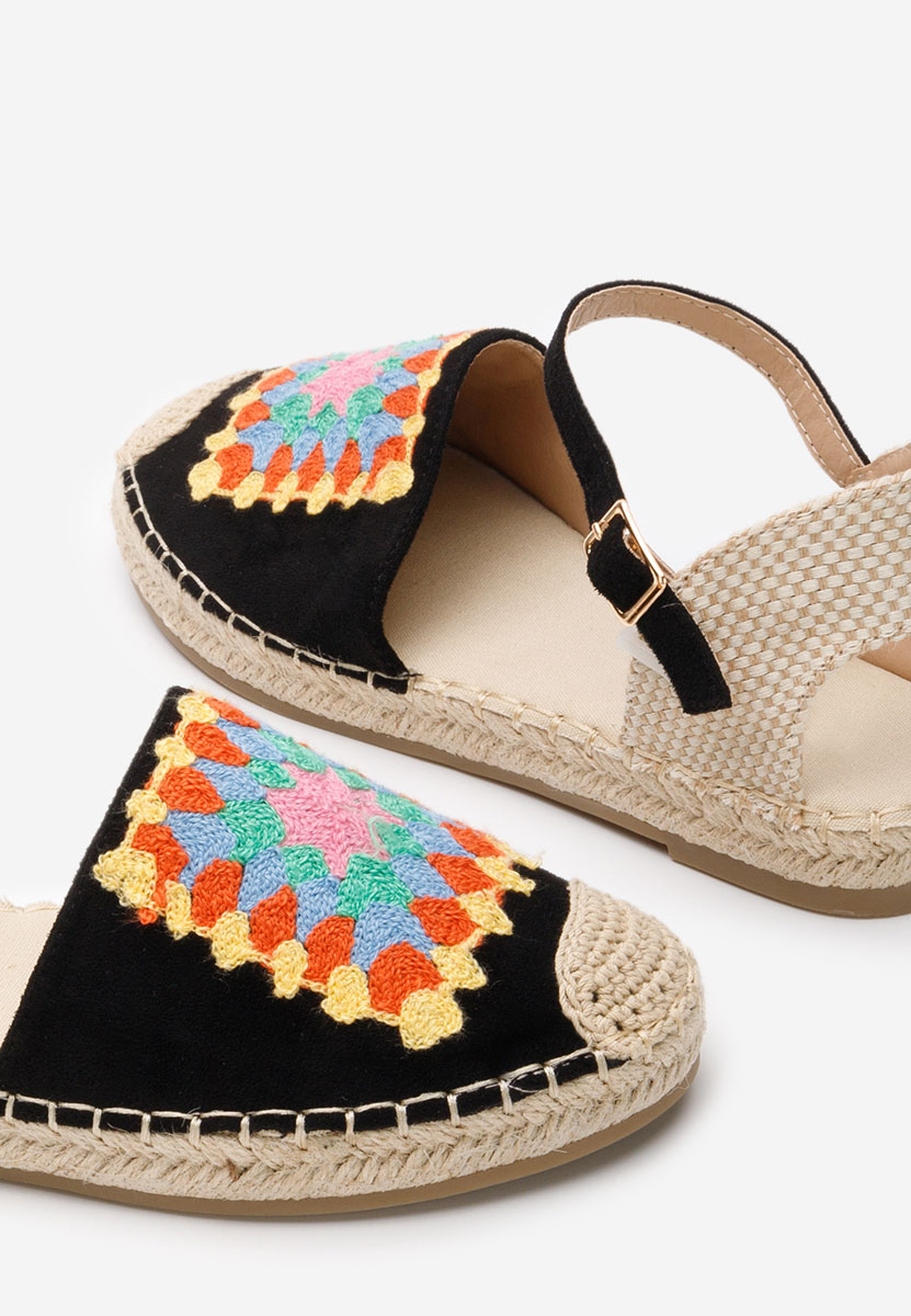 Czarne espadryle damskie Graciella