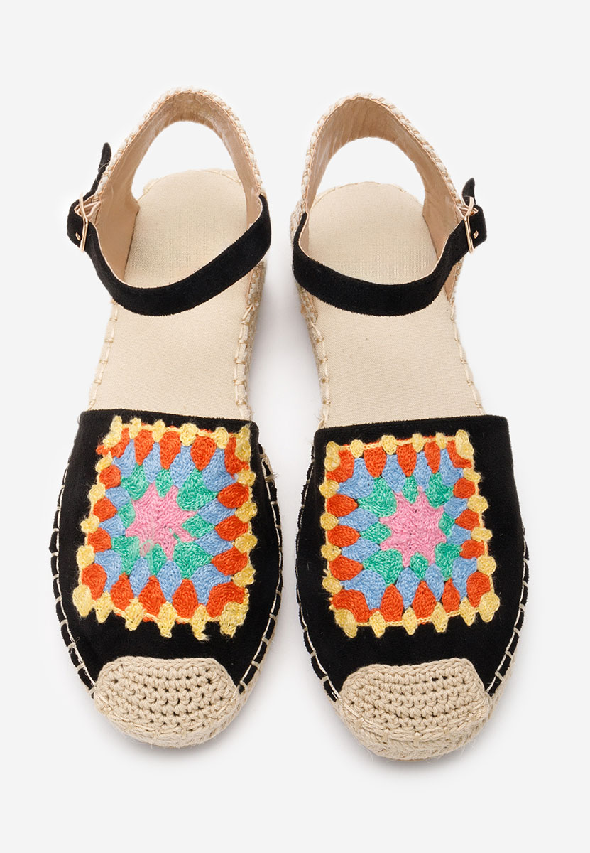 Czarne espadryle damskie Graciella