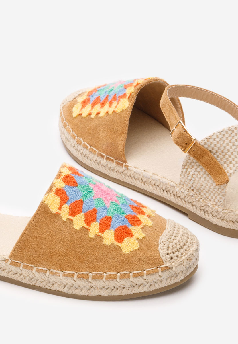 Camelowe espadryle damskie Graciella