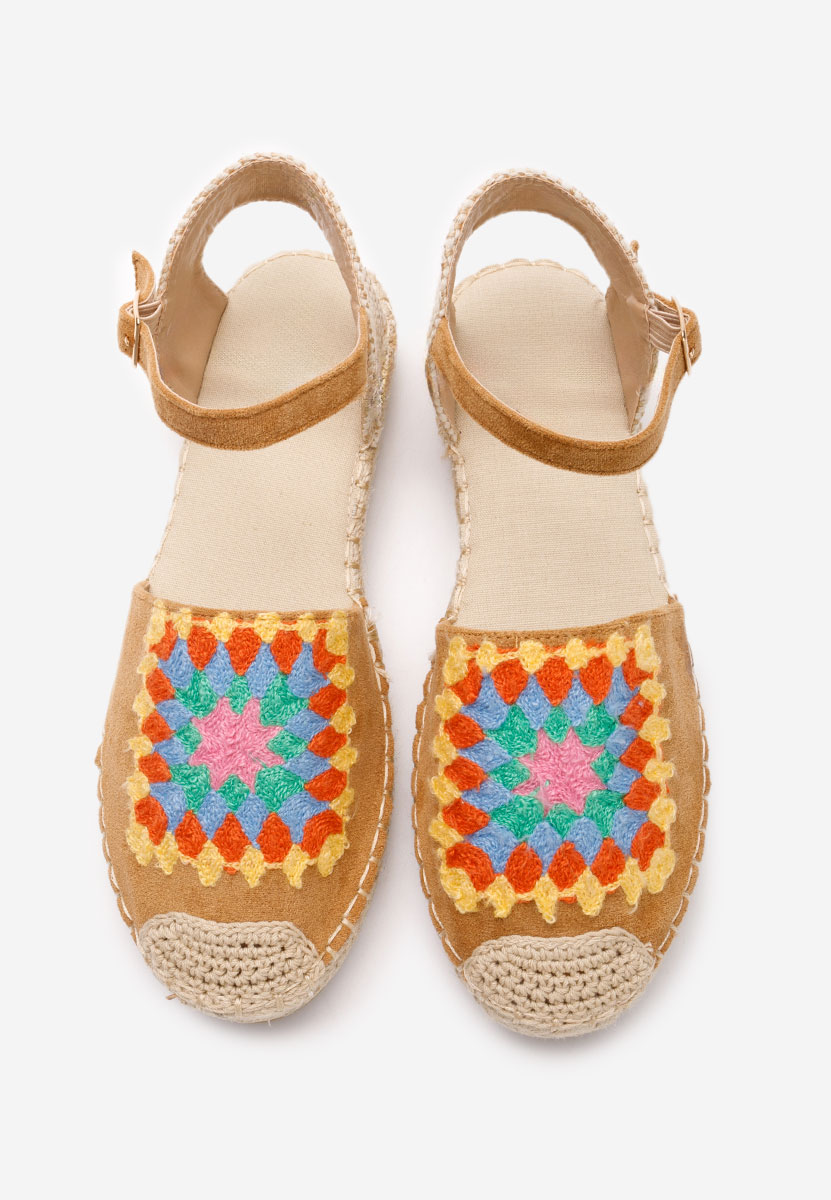 Camelowe espadryle damskie Graciella