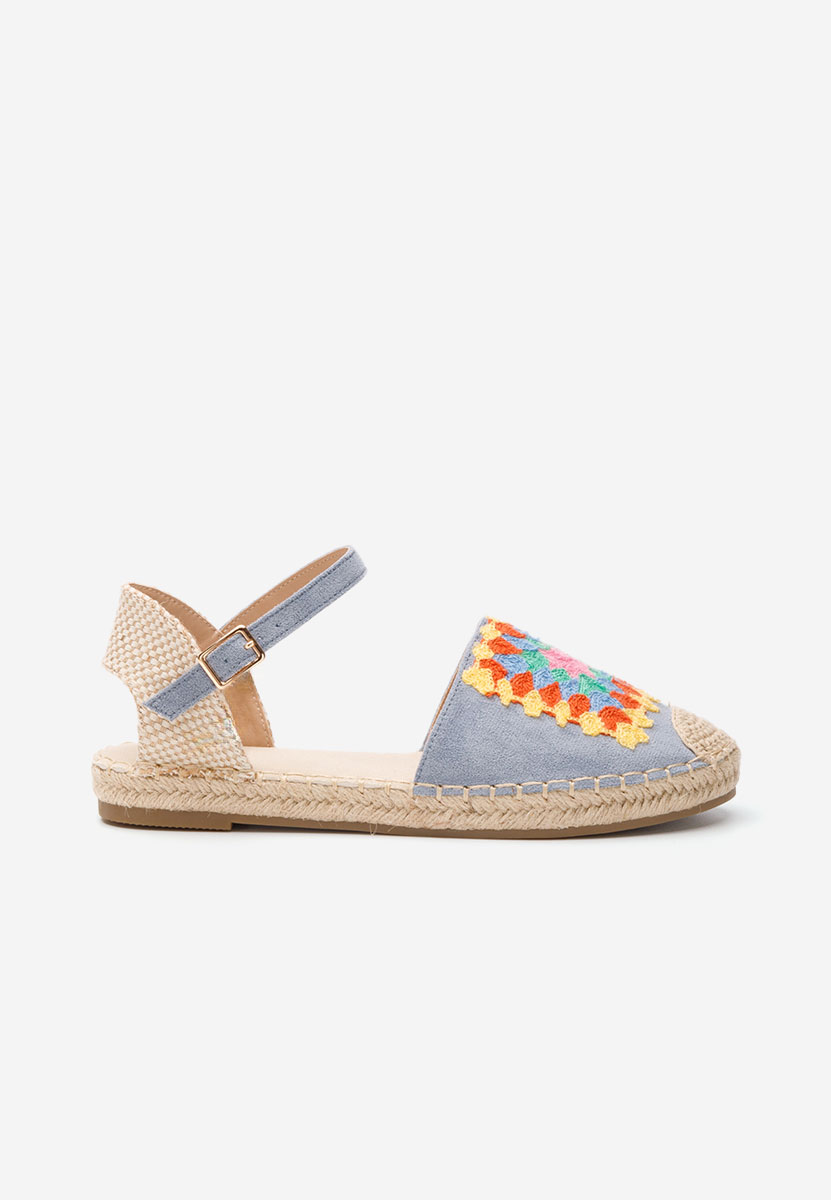 Niebieski espadryle damskie Graciella