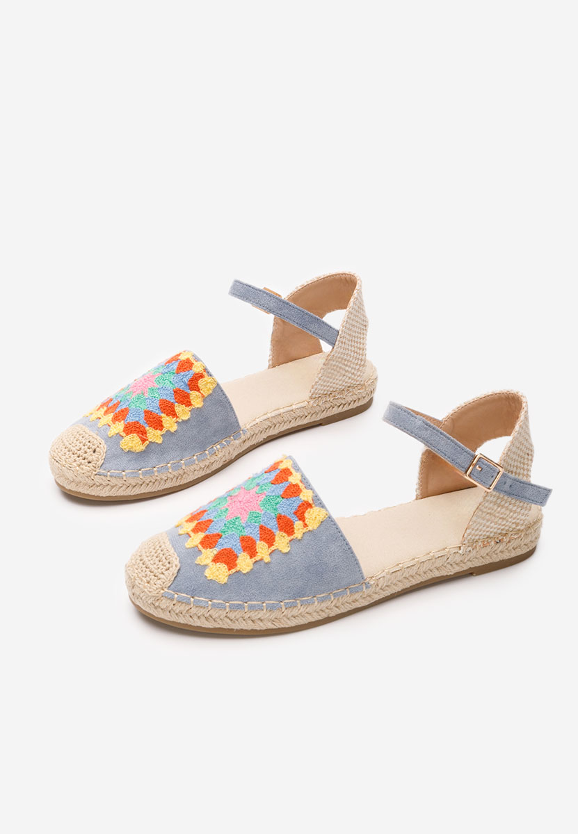 Niebieski espadryle damskie Graciella