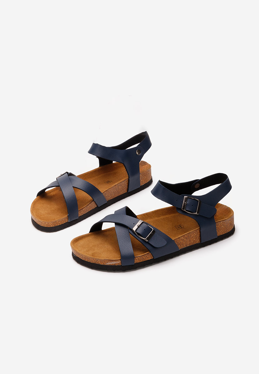 Granatowe sandały męskie Sebastian