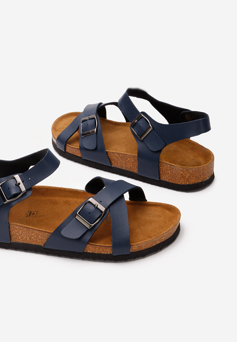 Granatowe sandały męskie Sebastian