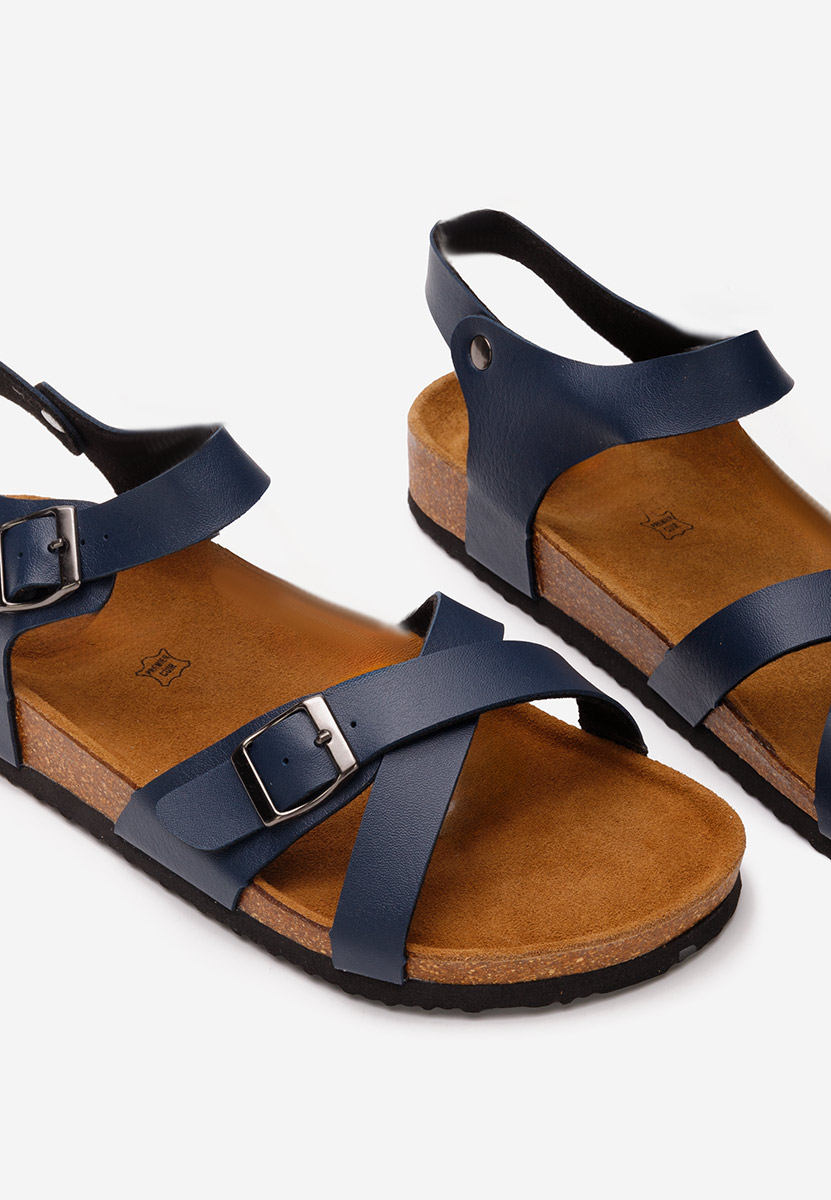 Granatowe sandały męskie Sebastian