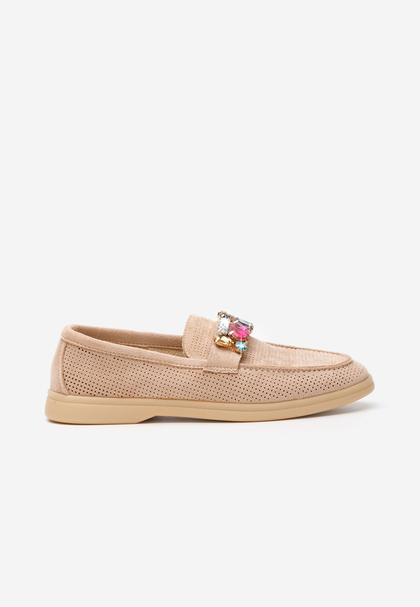 Khaki letnie mokasyny damskie Maceira V8