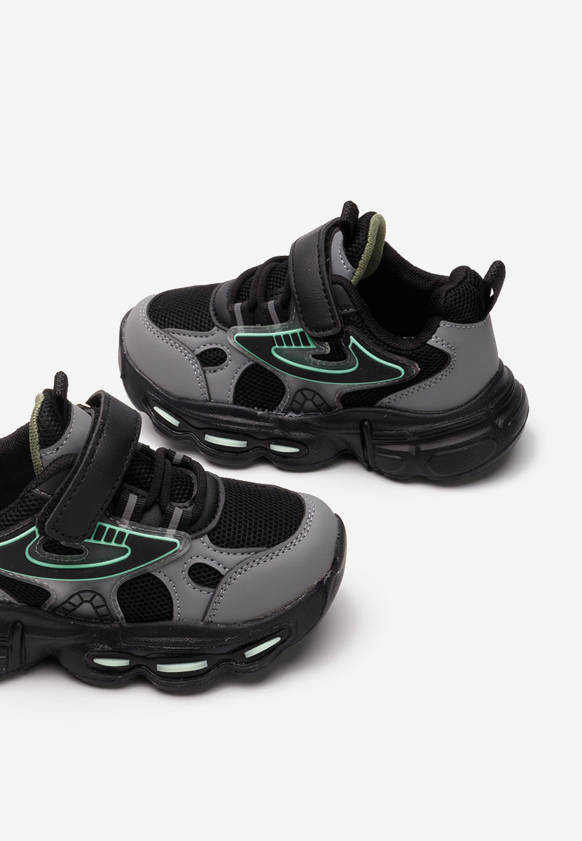 Czarne sneakersy dla dzieci Alfredo V2