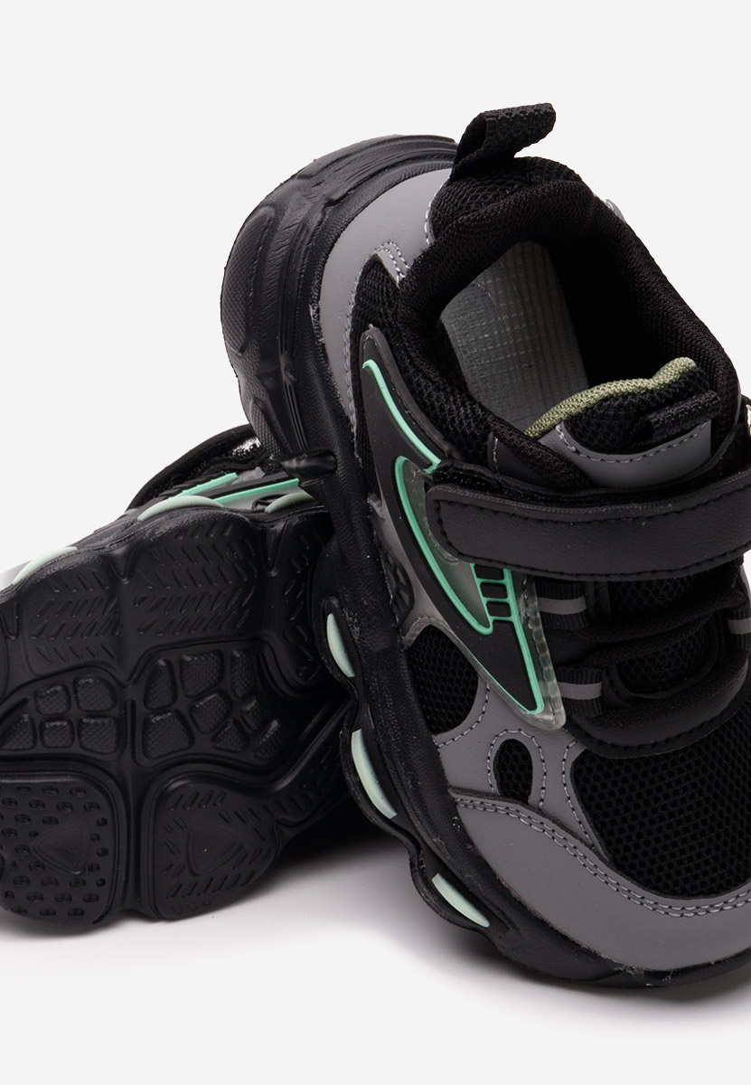 Czarne sneakersy dla dzieci Alfredo V2