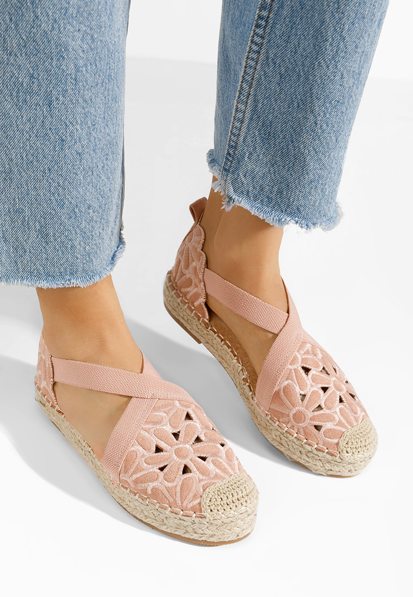 Różowe espadryle damskie Filippa