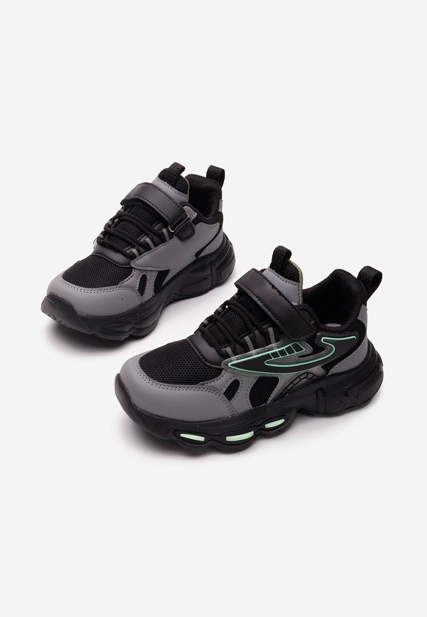 Czarne sneakersy chłopięce Alfredo