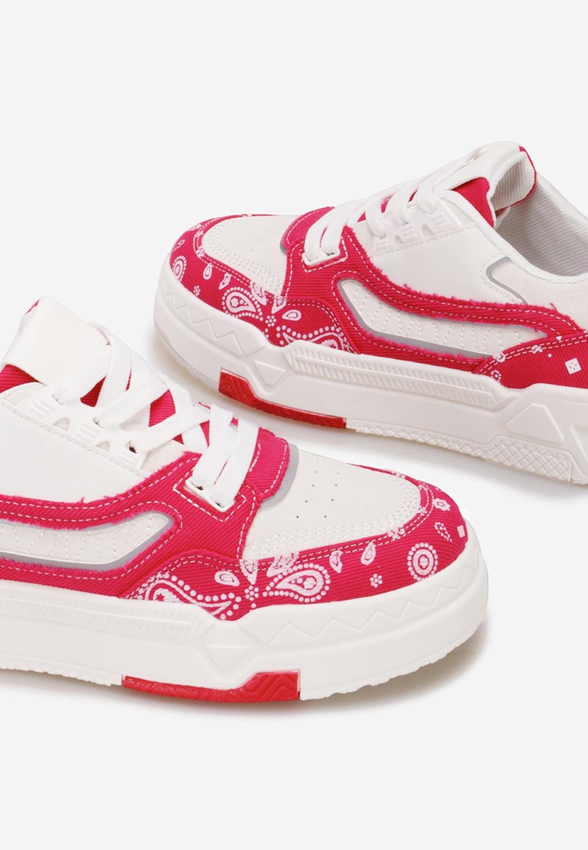 Fuksjowe sneakersy damskie Seletia