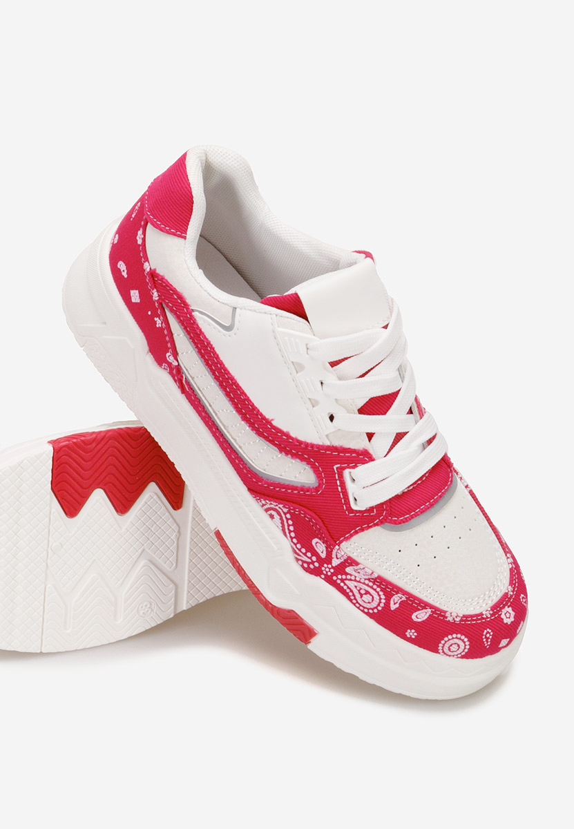 Fuksjowe sneakersy damskie Seletia