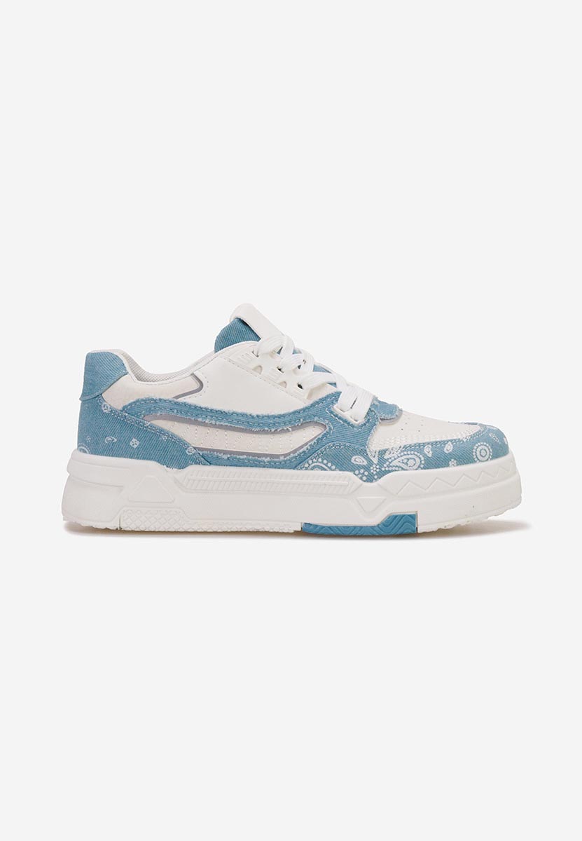 Niebieski sneakersy damskie Seletia