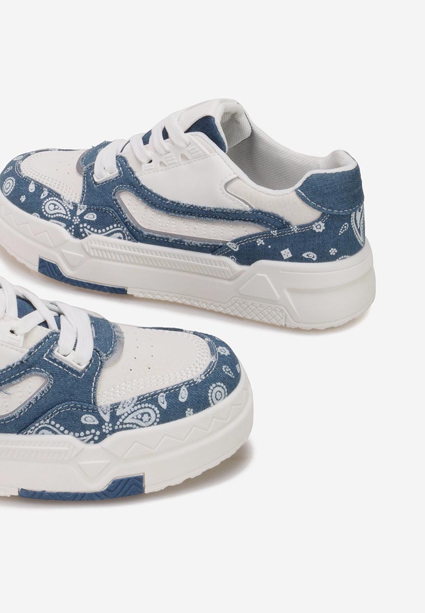 Niebieskie sneakersy damskie Seletia