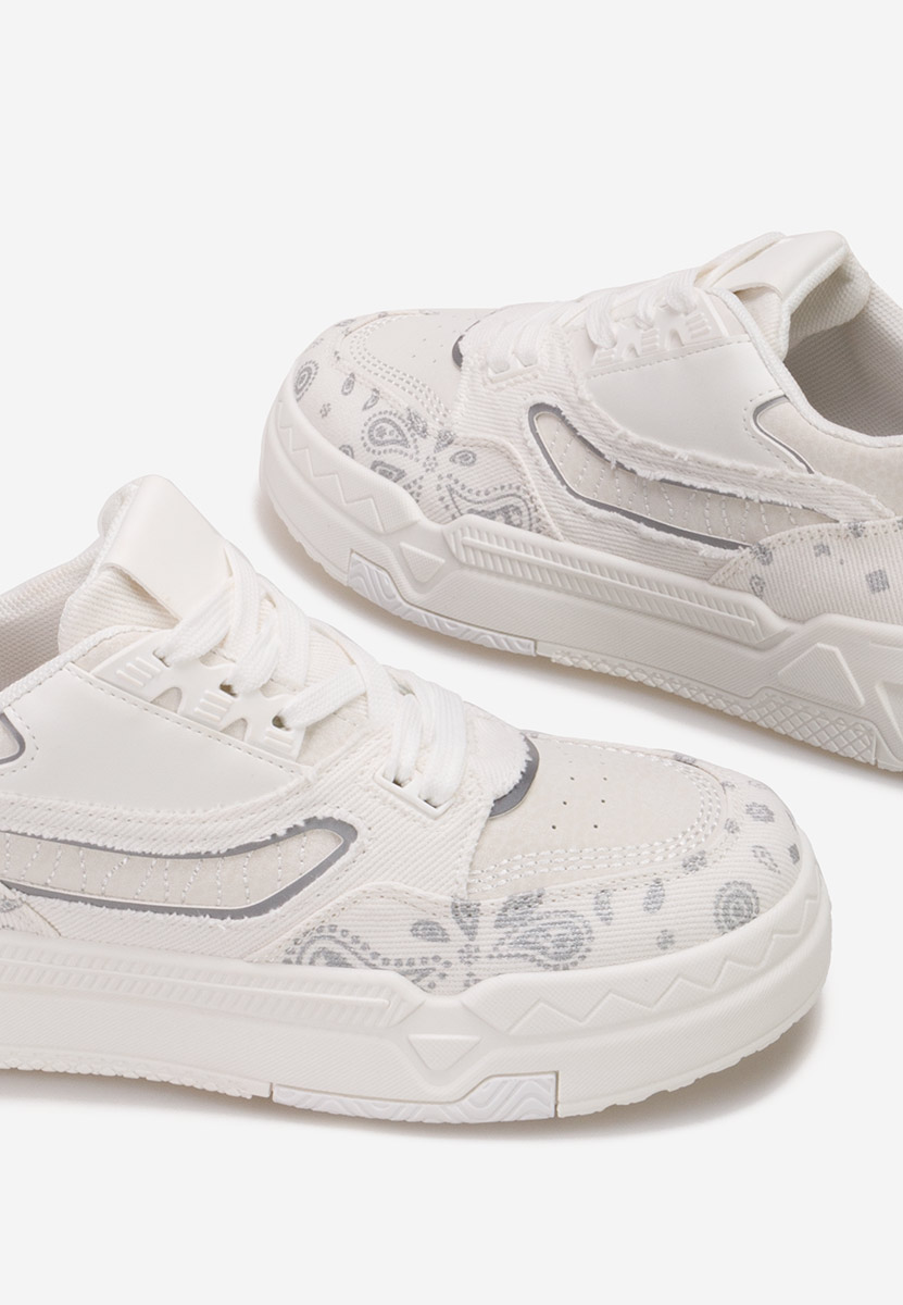 Białe sneakersy damskie Seletia
