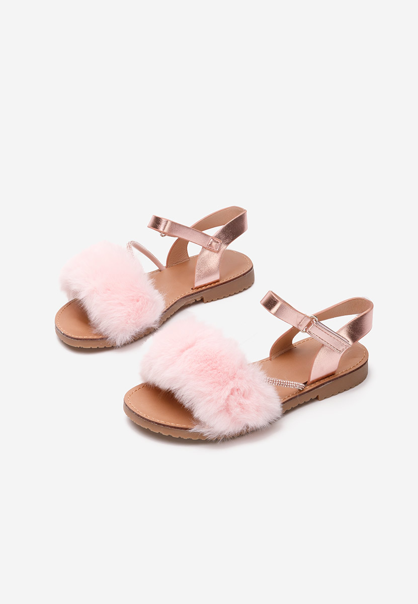 Różowe sandały dziewczęce Ezmeralda