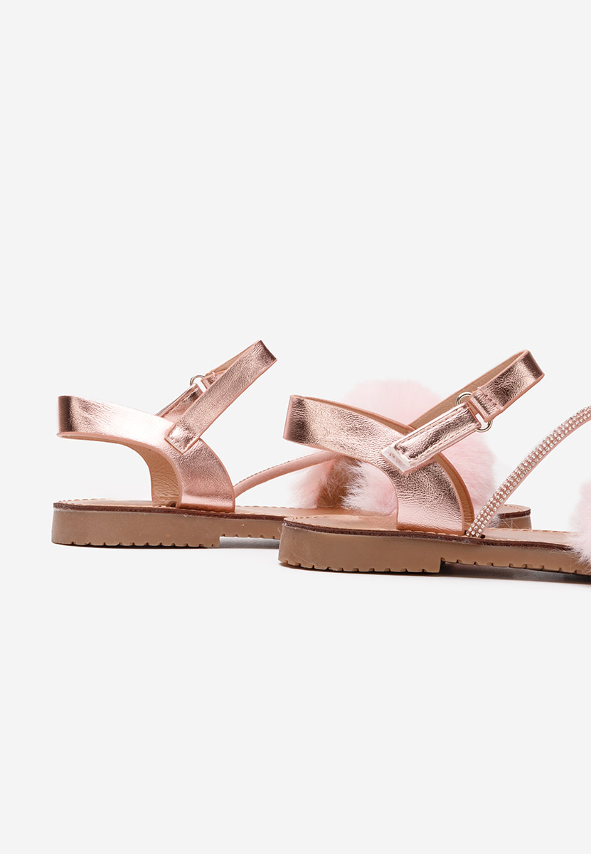 Różowe sandały dziewczęce Ezmeralda