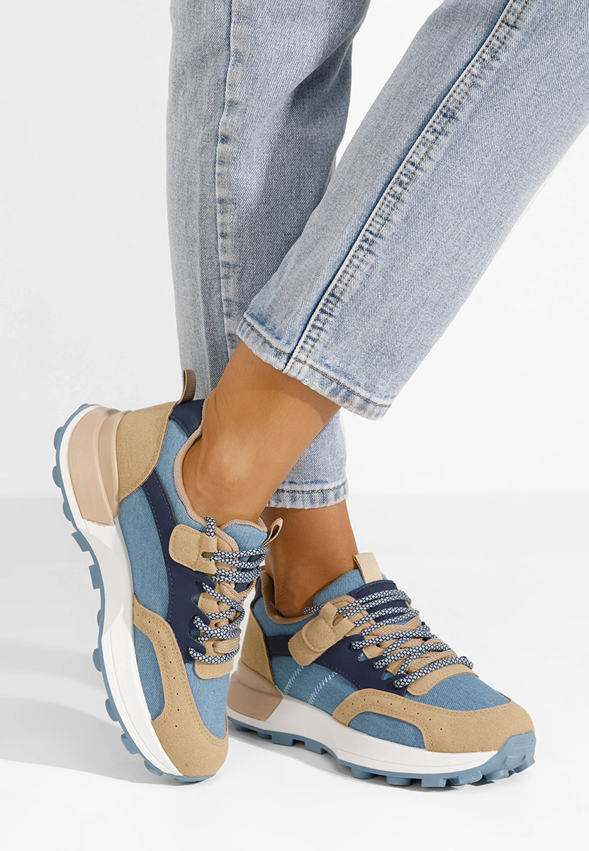 Granatowe sneakersy damskie Azuria S