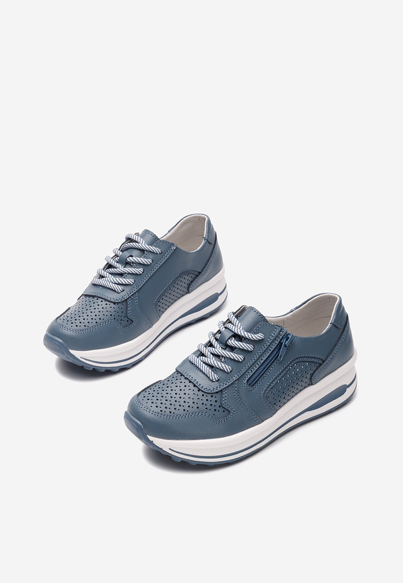 Niebieski sneakersy damskie Cidra