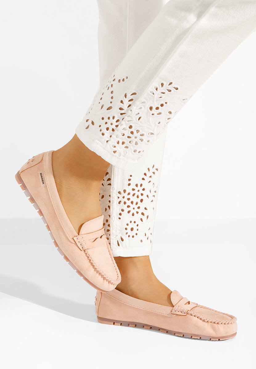 Różowe mokasyny damskie Luminia V2