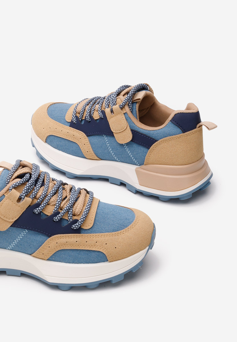 Granatowe sneakersy damskie Azuria S