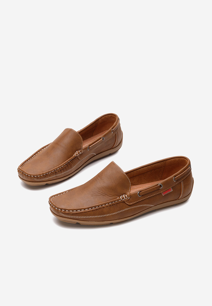 Brązowe mokasyny męskie Helas