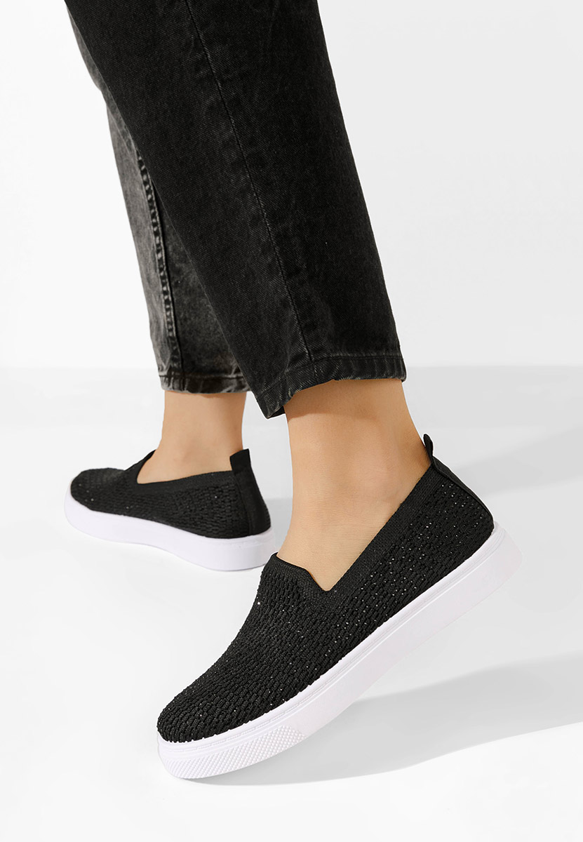 Czarne espadryle damskie Rihana