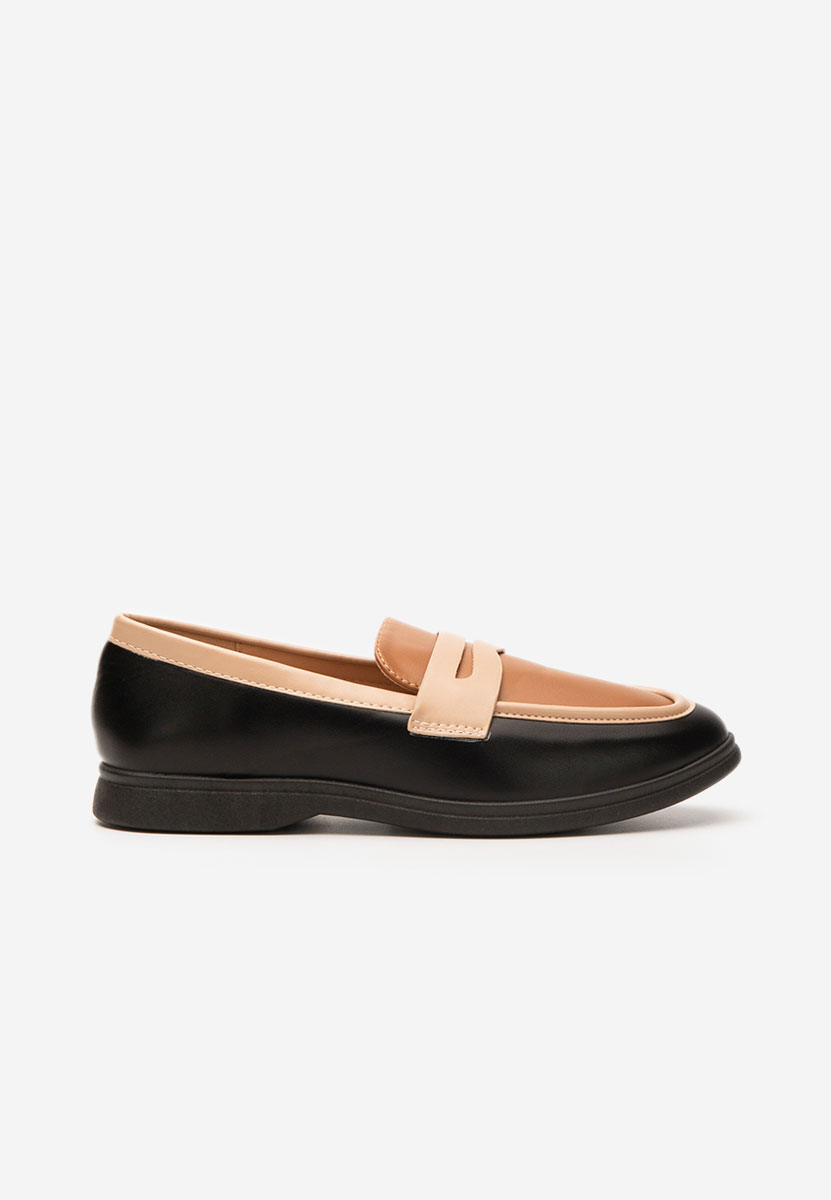 Czarne loafers damskie Sedona