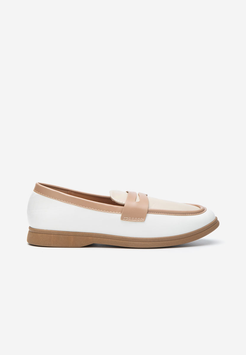 Białe loafers damskie Sedona