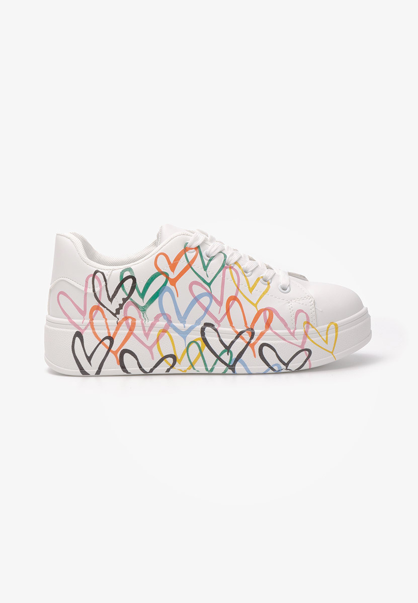 Białe sneakersy damskie Carlina