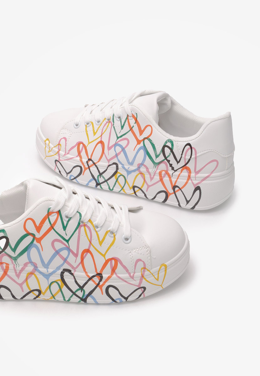 Białe sneakersy damskie Carlina