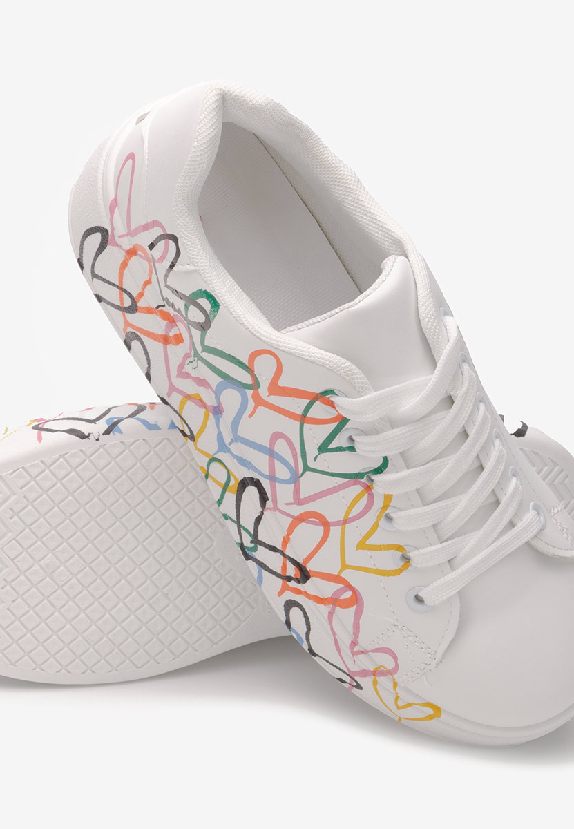 Białe sneakersy damskie Carlina