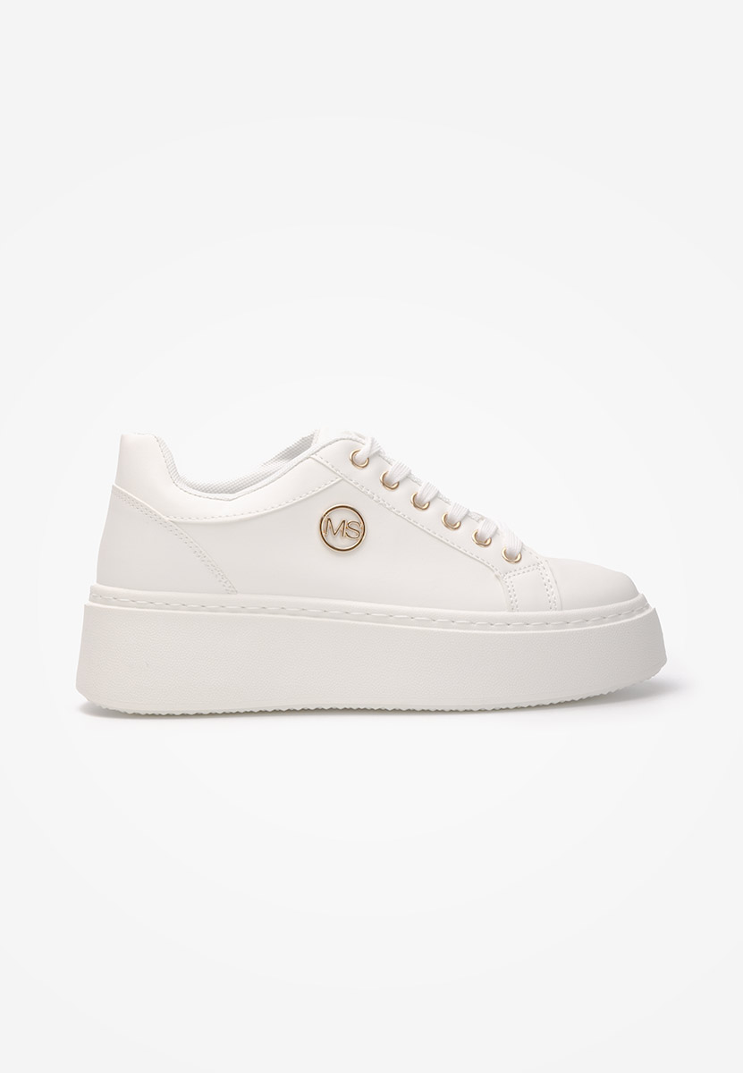 Białe sneakersy na platformie Azana V4