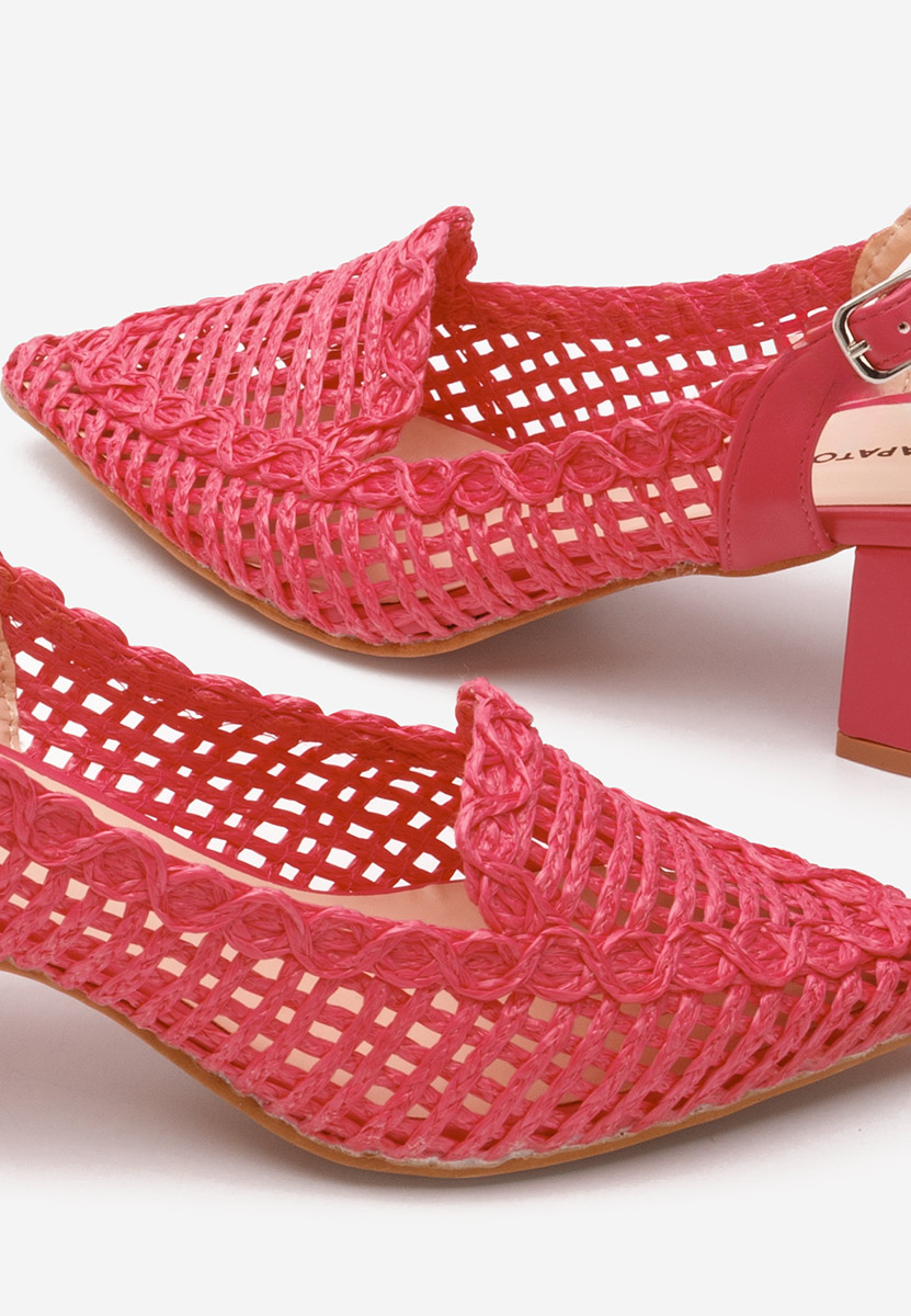 Fuksjowe czółenka bez pięt Tosena