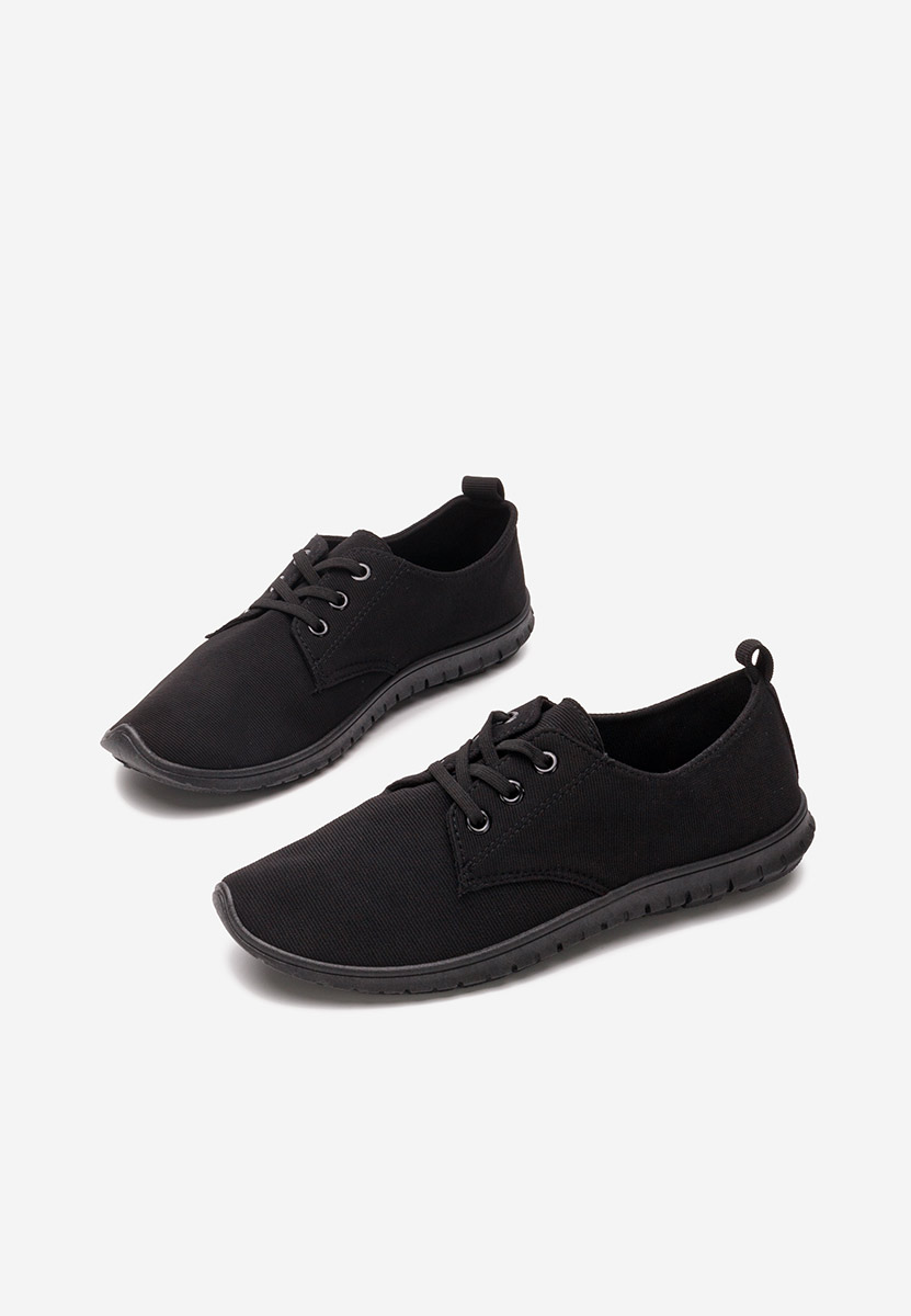 Czarne buty sportowe damskie Armina