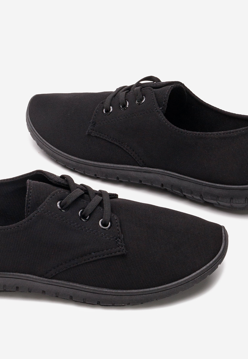 Czarne buty sportowe damskie Armina