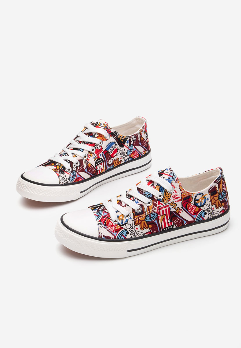 Wielokolorowy trampki damskie Antolia V2