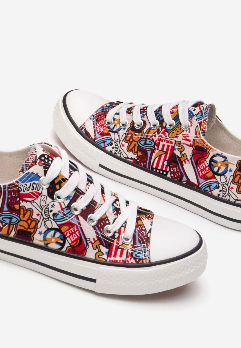 Wielokolorowy trampki damskie Antolia V2