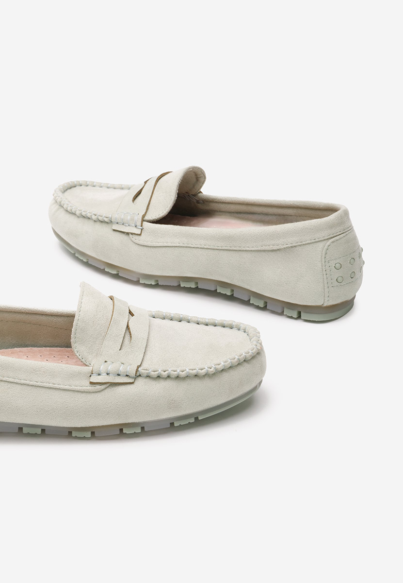 Zielone mokasyny damskie Luminia V2