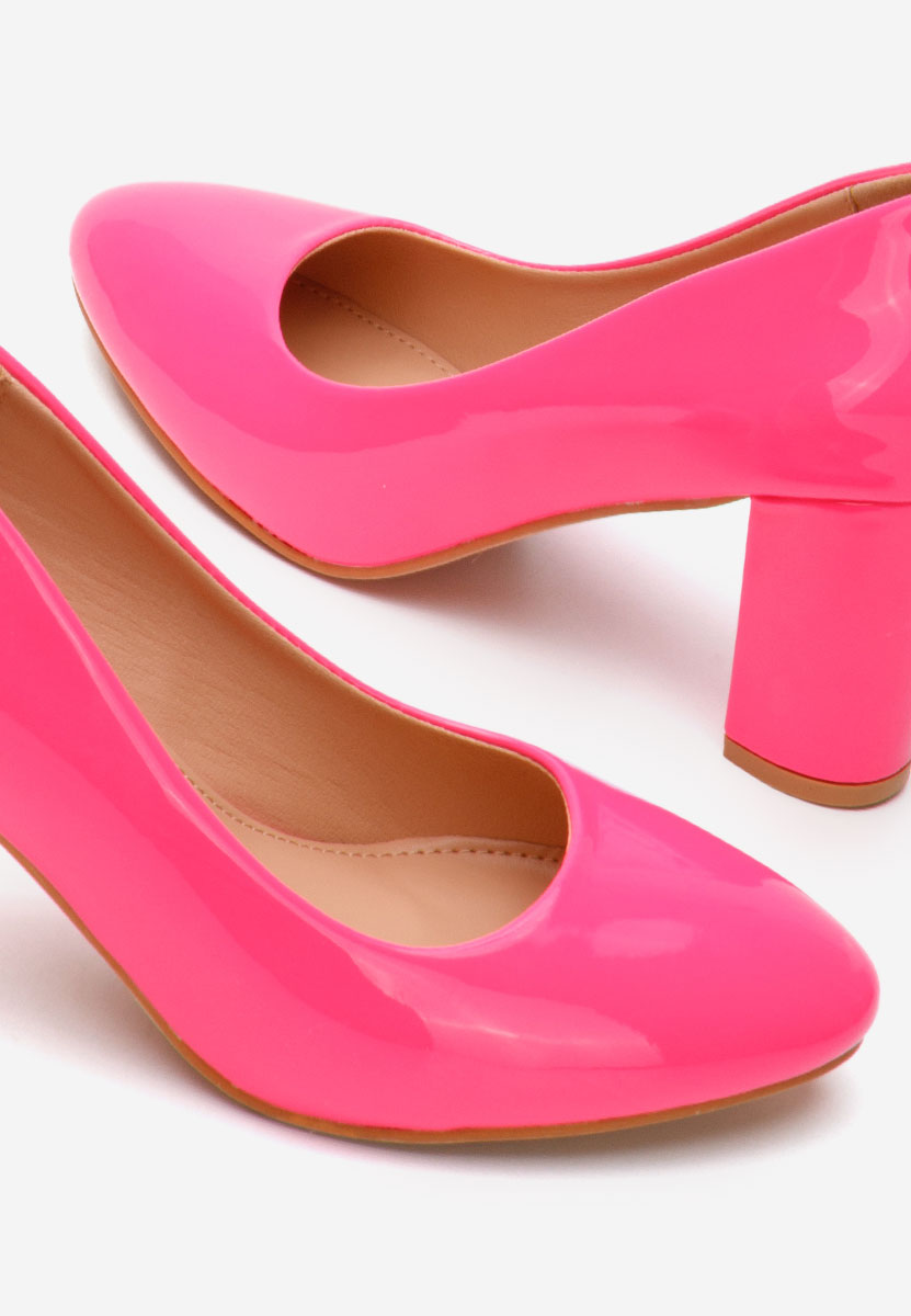 Fuksjowe szpilki na obcasie Chique