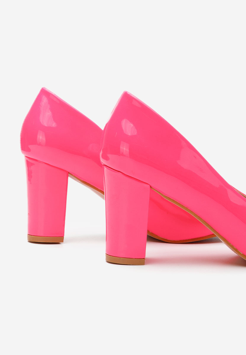 Fuksjowe szpilki na obcasie Chique