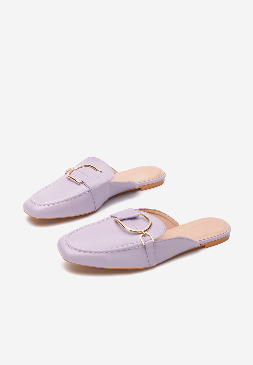 Fioletowe drewniaki Migliara