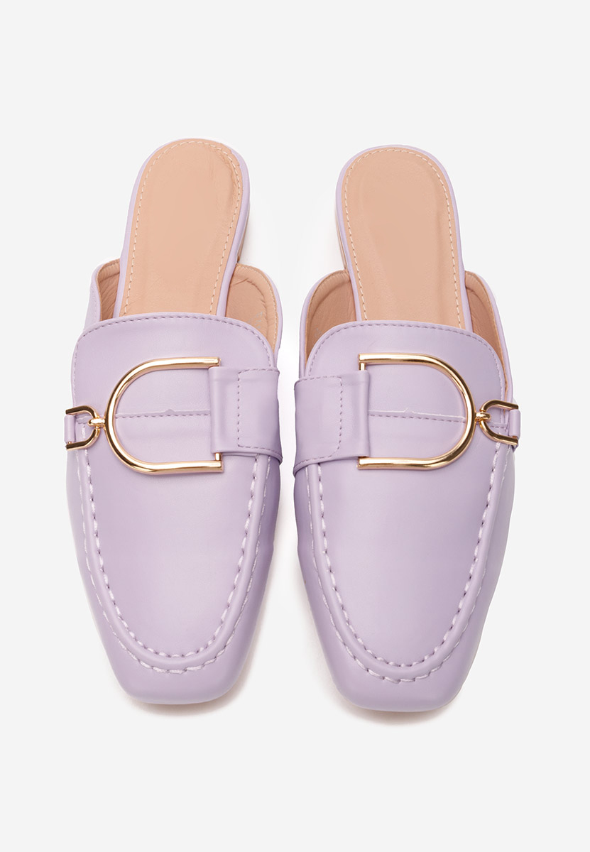 Fioletowe drewniaki Migliara