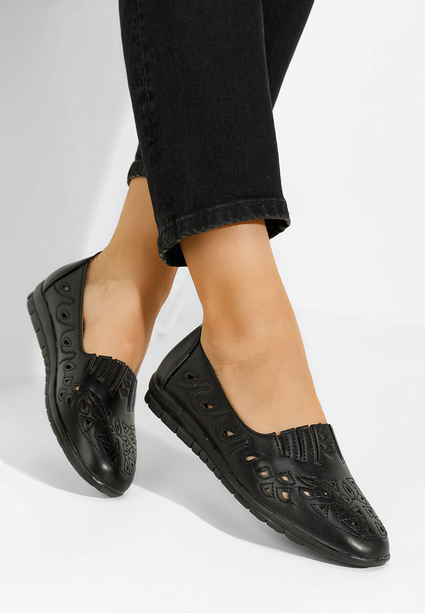 Czarne espadryle damskie Miglia