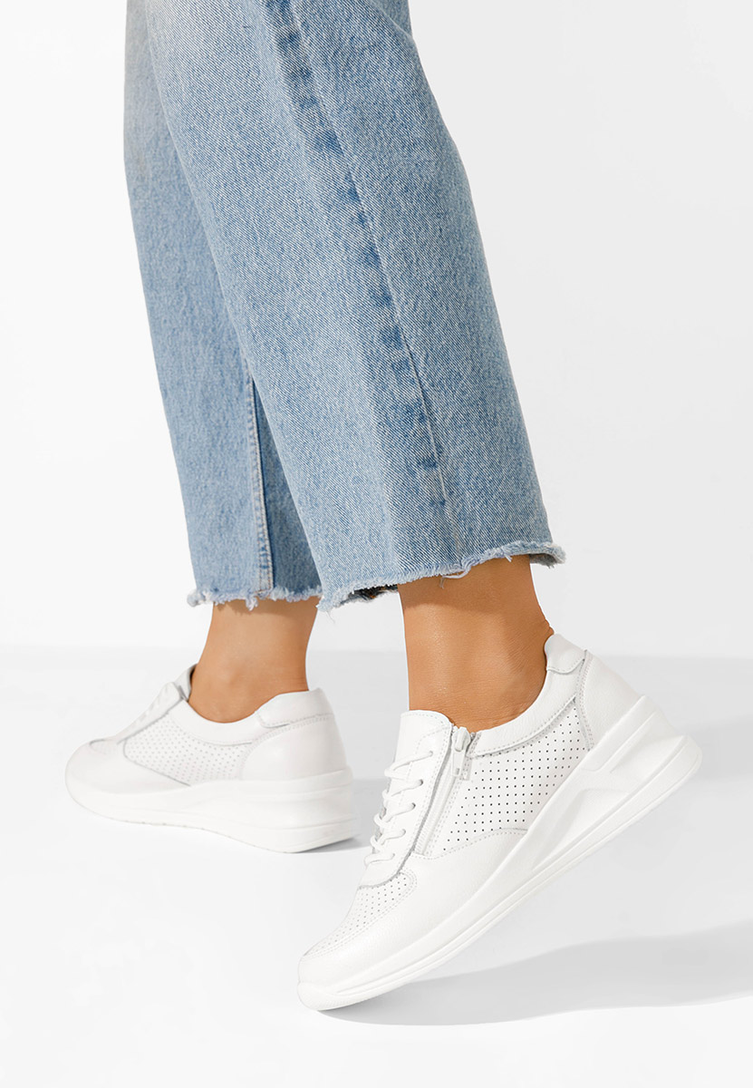 Białe sneakersy damskie Zetta