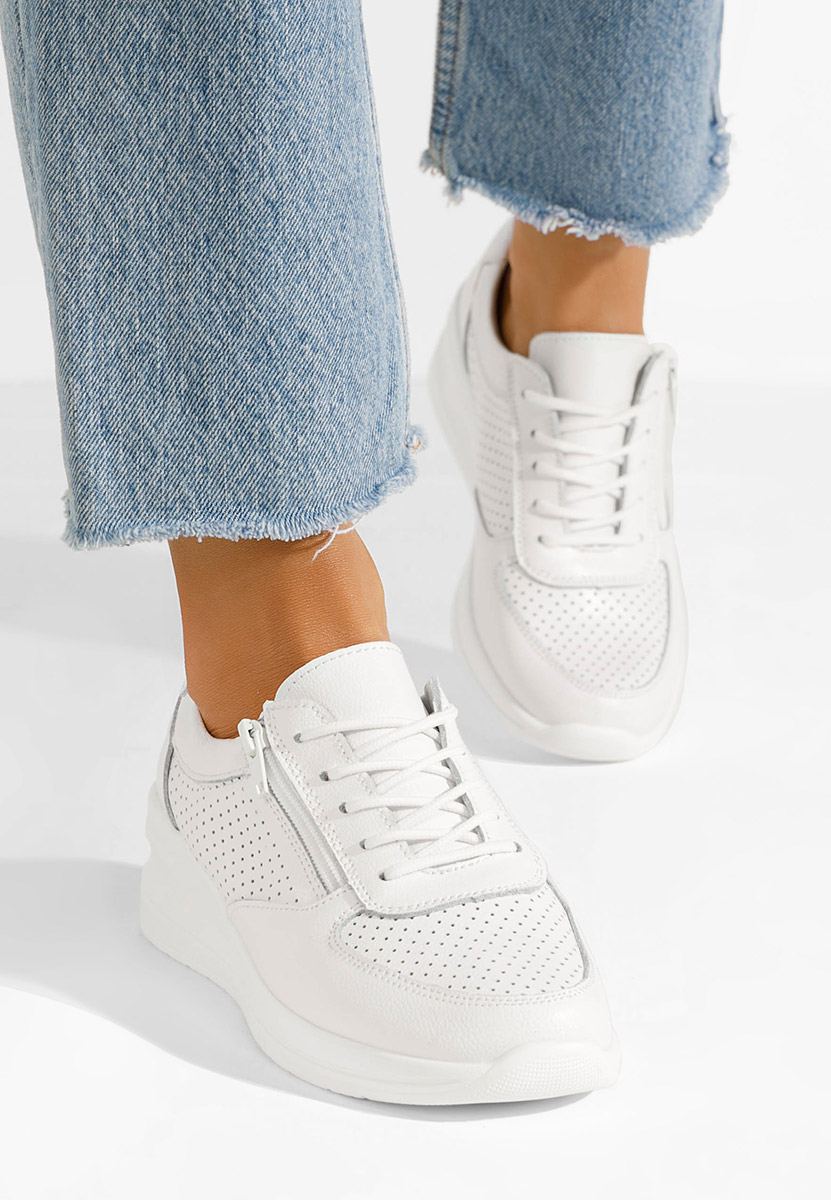 Białe sneakersy damskie Zetta