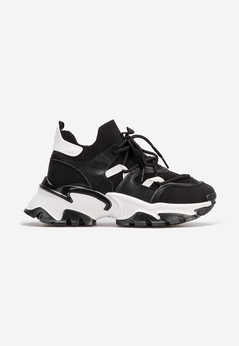 Czarne sneakersy damskie Andrasta
