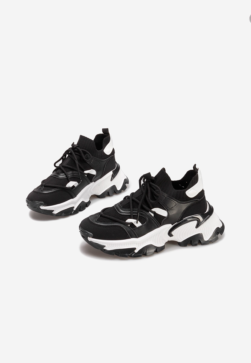 Czarne sneakersy damskie Andrasta