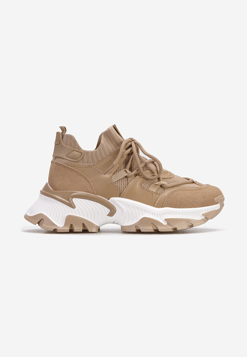 Khaki sneakersy damskie Andrasta